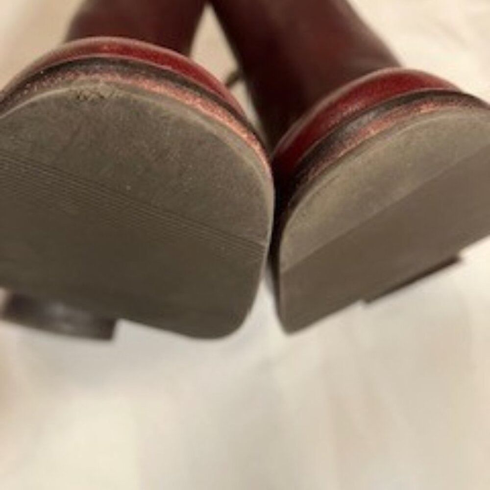 Tori 55m Mid  Heel Angle Boots, Cordovan Moto 7.5 ETIENNE AIGNER - Picture 9 of 12